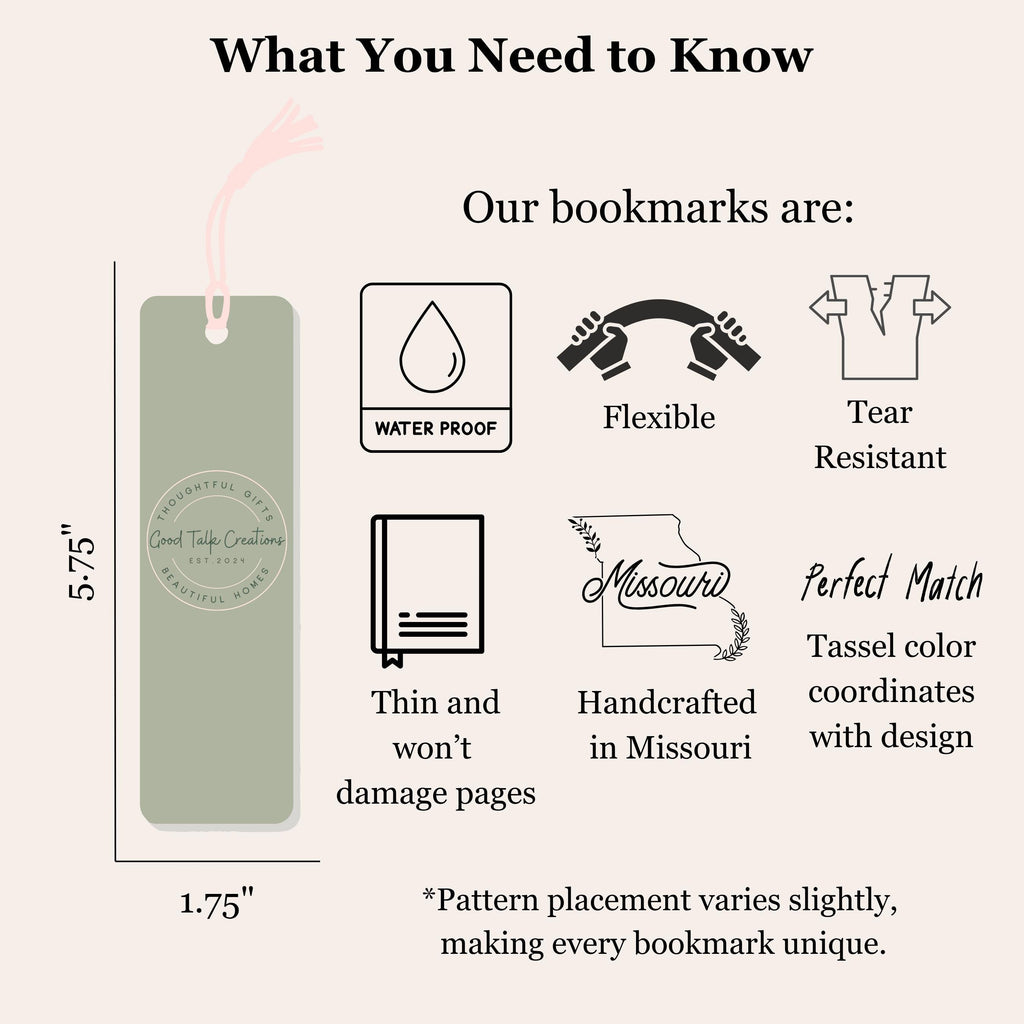 Military Bookmark | Military Family Gift | Army Mom Gift | Veteran Gift | Patriotic Reader Gift