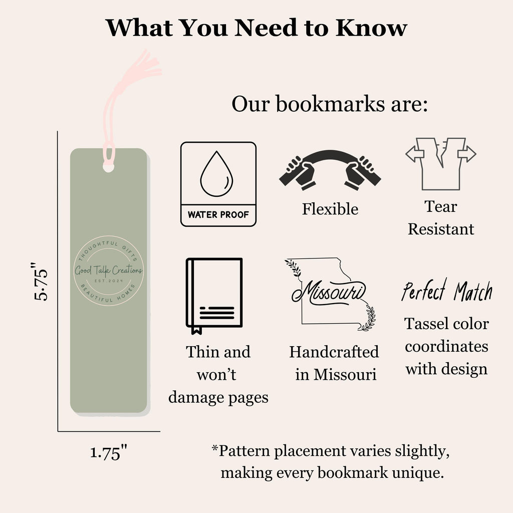St. Patrick’s Day Bookmark Gift Set with Shamrocks and Rainbows Makes a Fun March Birthday Gift for Book Lovers