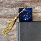 Galaxy Bookmark for Book Lovers, Celestial Gift for Stargazers or Stocking Stuffer for Astronomy and Fantasy Readers