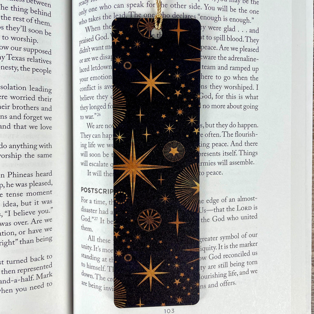 Celestial Bookmark for Book Lovers, Teacher Gifts, Astrology Readers & Stocking Stuffers