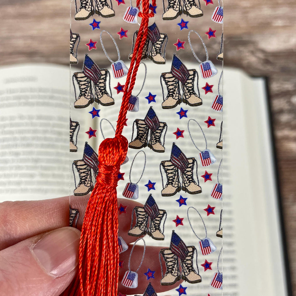Military Bookmark | Military Family Gift | Army Mom Gift | Veteran Gift | Patriotic Reader Gift