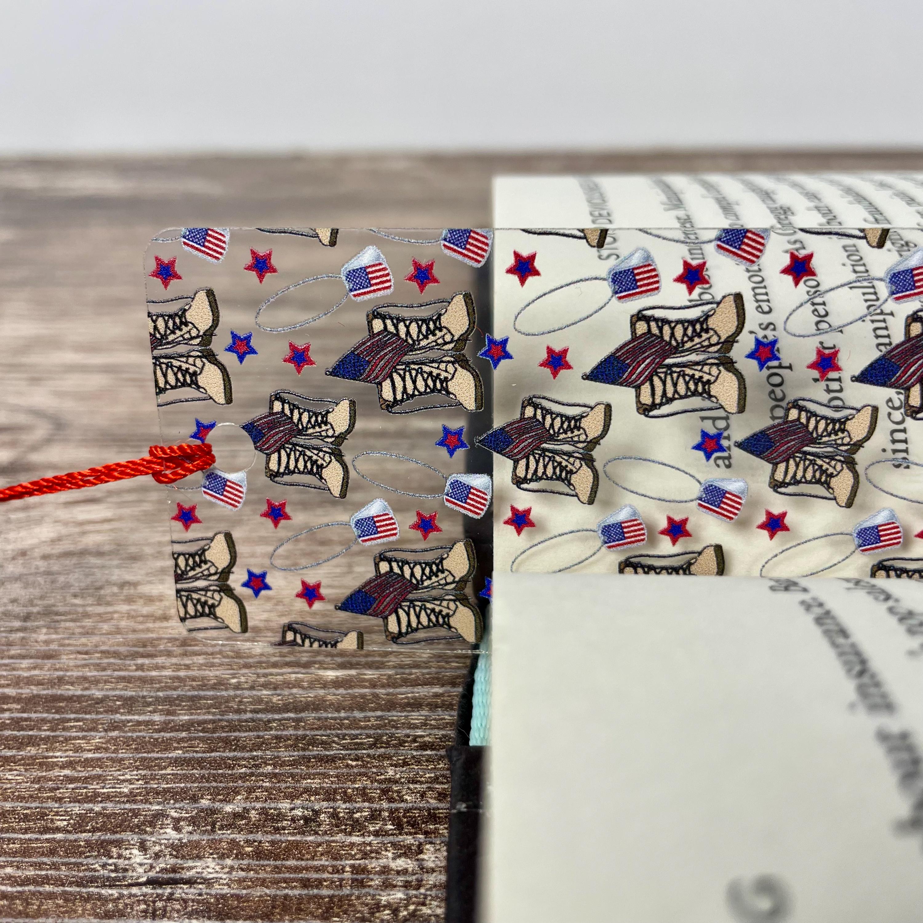 Military Bookmark | Military Family Gift | Army Mom Gift | Veteran Gift | Patriotic Reader Gift