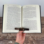 Personalized Wooden Thumb Book Holder | Walnut Page Holder | Book Page Holder | Reader Gift | Book Lover Gift | Book Accessory