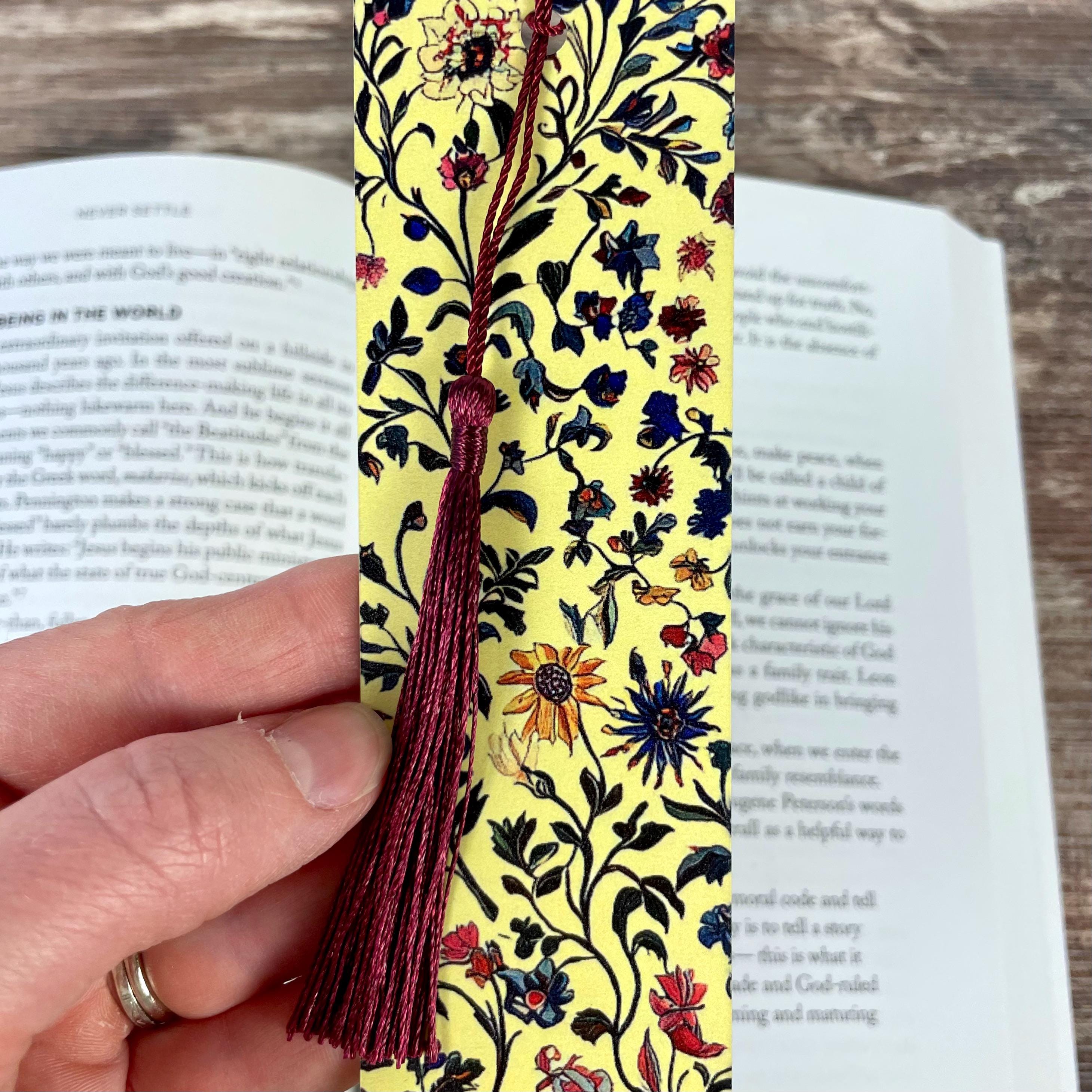 Vintage Botanical Bookmark for Readers, Teacher Gifts, Book Lover Gifts & Stocking Stuffers