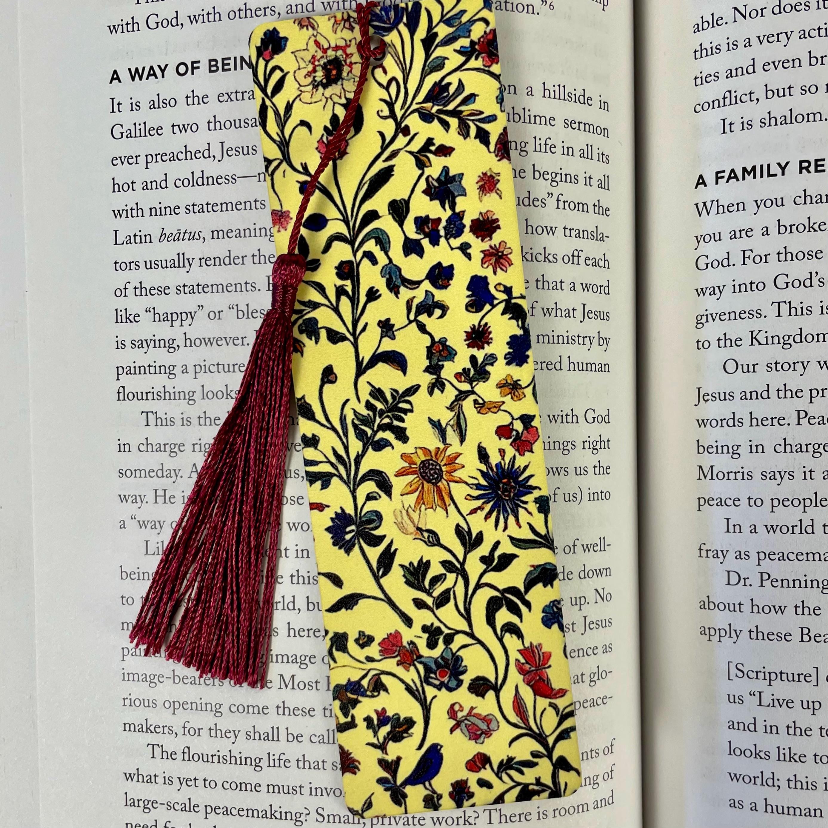 Vintage Botanical Bookmark for Readers, Teacher Gifts, Book Lover Gifts & Stocking Stuffers