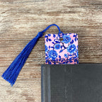Blue Chinoiserie Floral Bookmark for Book Lovers, Teacher Appreciation or Mother’s Day Gift for Readers and Flower Lovers