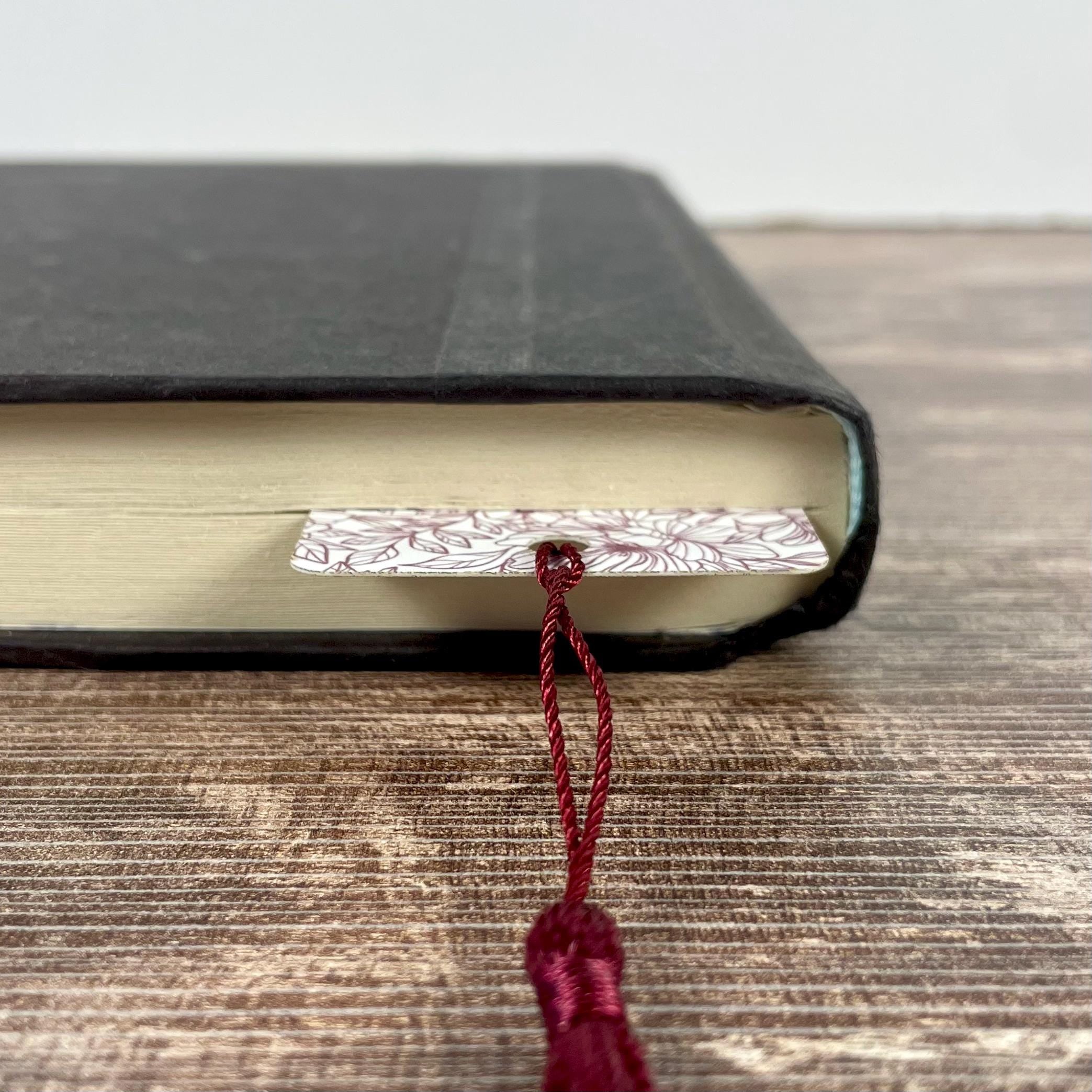 Floral Bookmark for Readers, Book Lover Gifts, Teacher Gifts & Stocking Stuffers