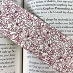 Floral Bookmark for Readers, Book Lover Gifts, Teacher Gifts & Stocking Stuffers