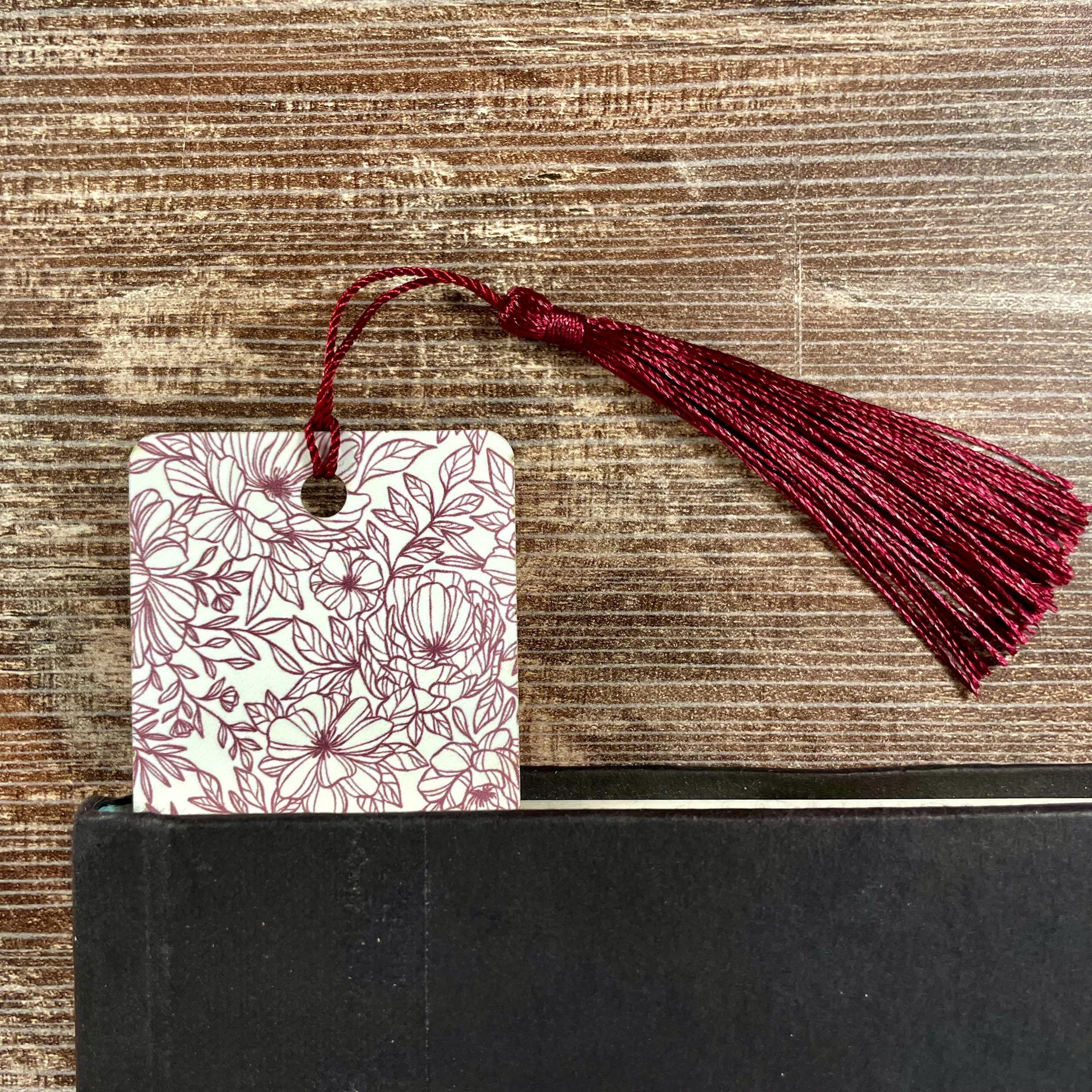 Floral Bookmark for Readers, Book Lover Gifts, Teacher Gifts & Stocking Stuffers