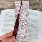 Floral Bookmark for Readers, Book Lover Gifts, Teacher Gifts & Stocking Stuffers