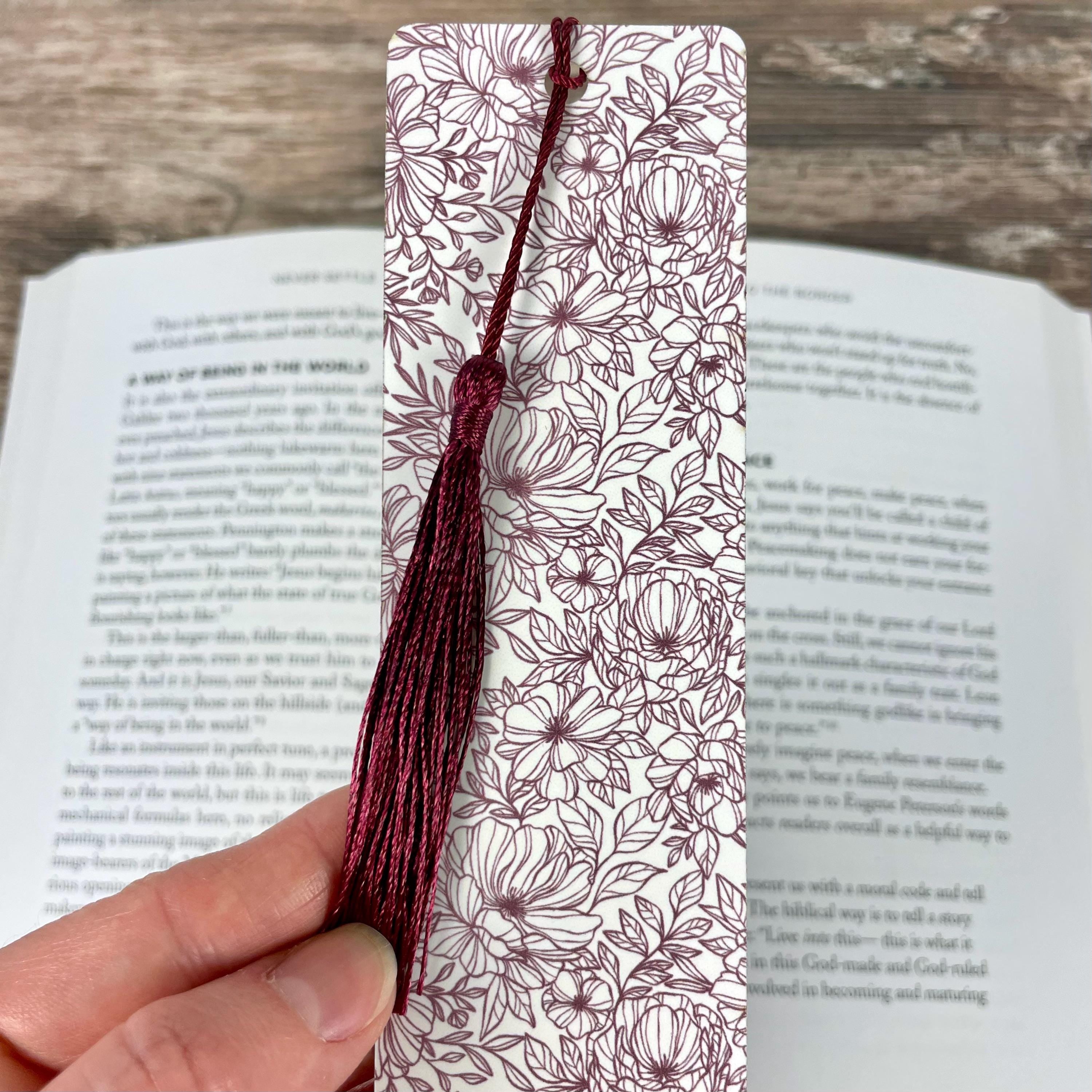 Floral Bookmark for Readers, Book Lover Gifts, Teacher Gifts & Stocking Stuffers