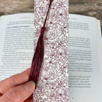 Floral Bookmark for Readers, Book Lover Gifts, Teacher Gifts & Stocking Stuffers