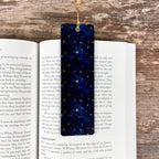 Galaxy Bookmark for Book Lovers, Celestial Gift for Stargazers or Stocking Stuffer for Astronomy and Fantasy Readers