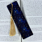 Galaxy Bookmark for Book Lovers, Celestial Gift for Stargazers or Stocking Stuffer for Astronomy and Fantasy Readers