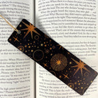 Celestial Bookmark for Book Lovers, Teacher Gifts, Astrology Readers & Stocking Stuffers