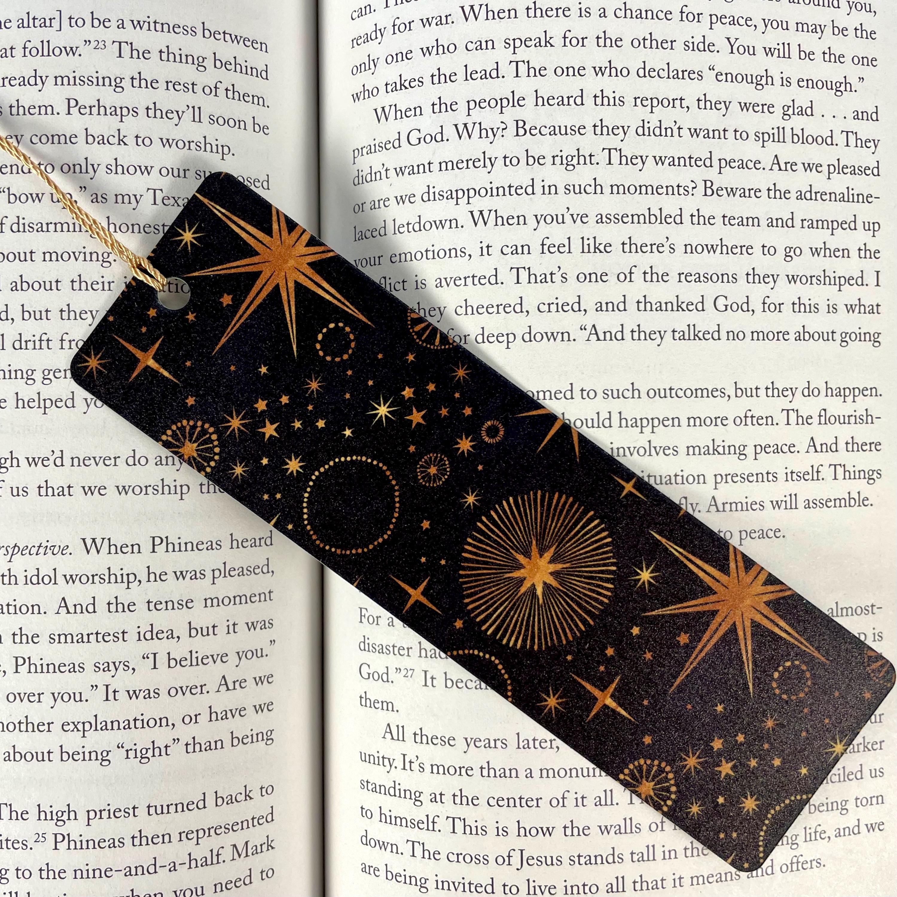 Celestial Bookmark for Book Lovers, Teacher Gifts, Astrology Readers & Stocking Stuffers