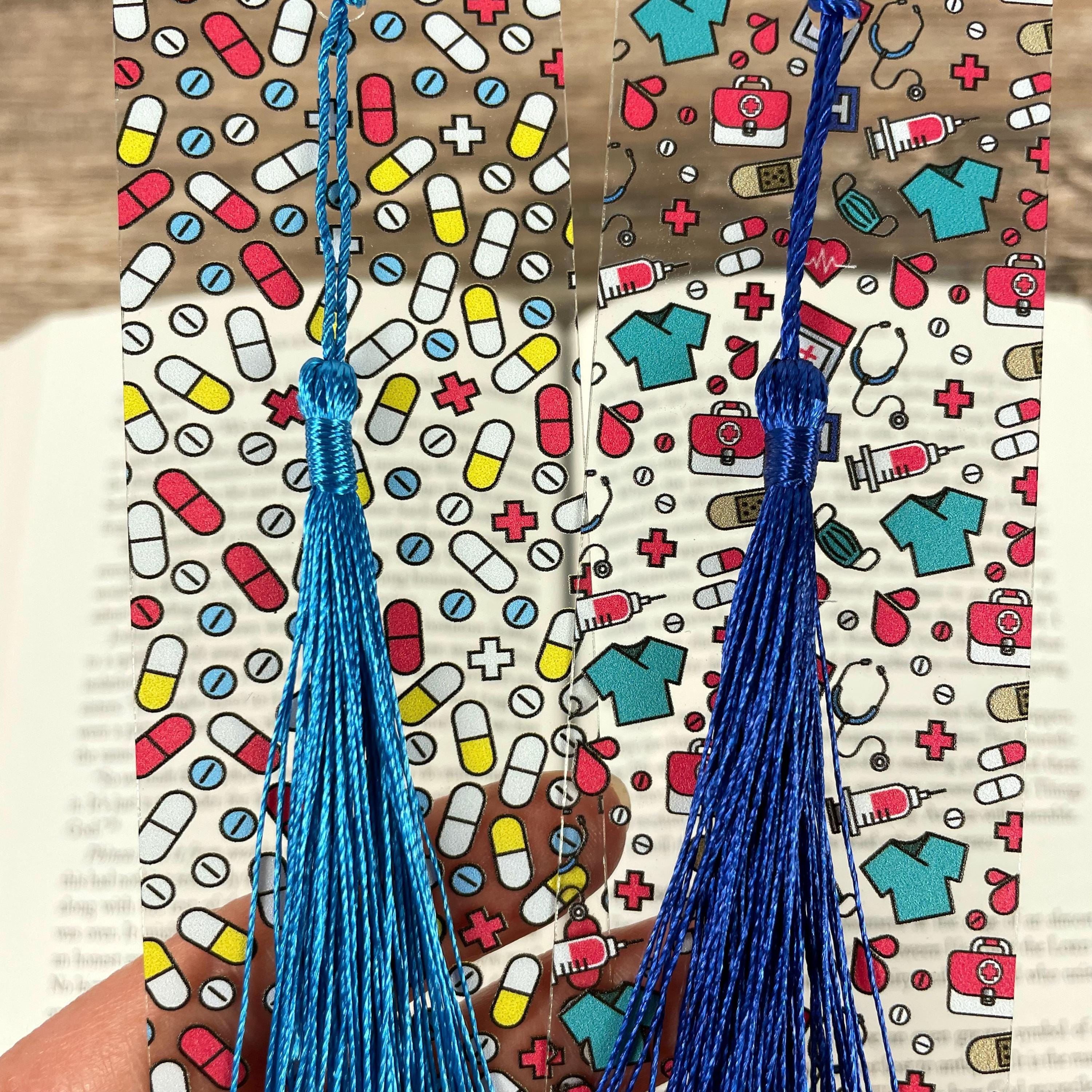 Nurse Bookmark Gift Set with Two Medical Bookmarks, Nursing Student Graduation Gift and Healthcare Worker Appreciation Gift