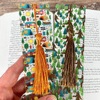Camping and Bigfoot Bookmark Gift Set for Outdoor Lovers Makes a Fun Camper Gift, Sasquatch Gift or Stocking Stuffer