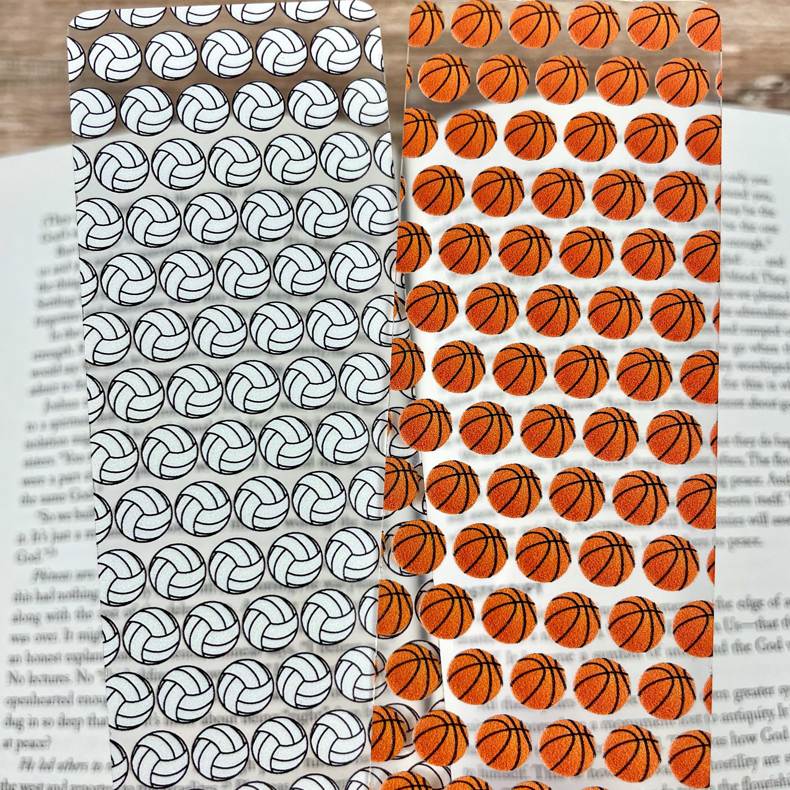Volleyball and Basketball Bookmark Gift Set Makes a Fun Teen Athlete Gift, Sports Mom Gift or Stocking Stuffer
