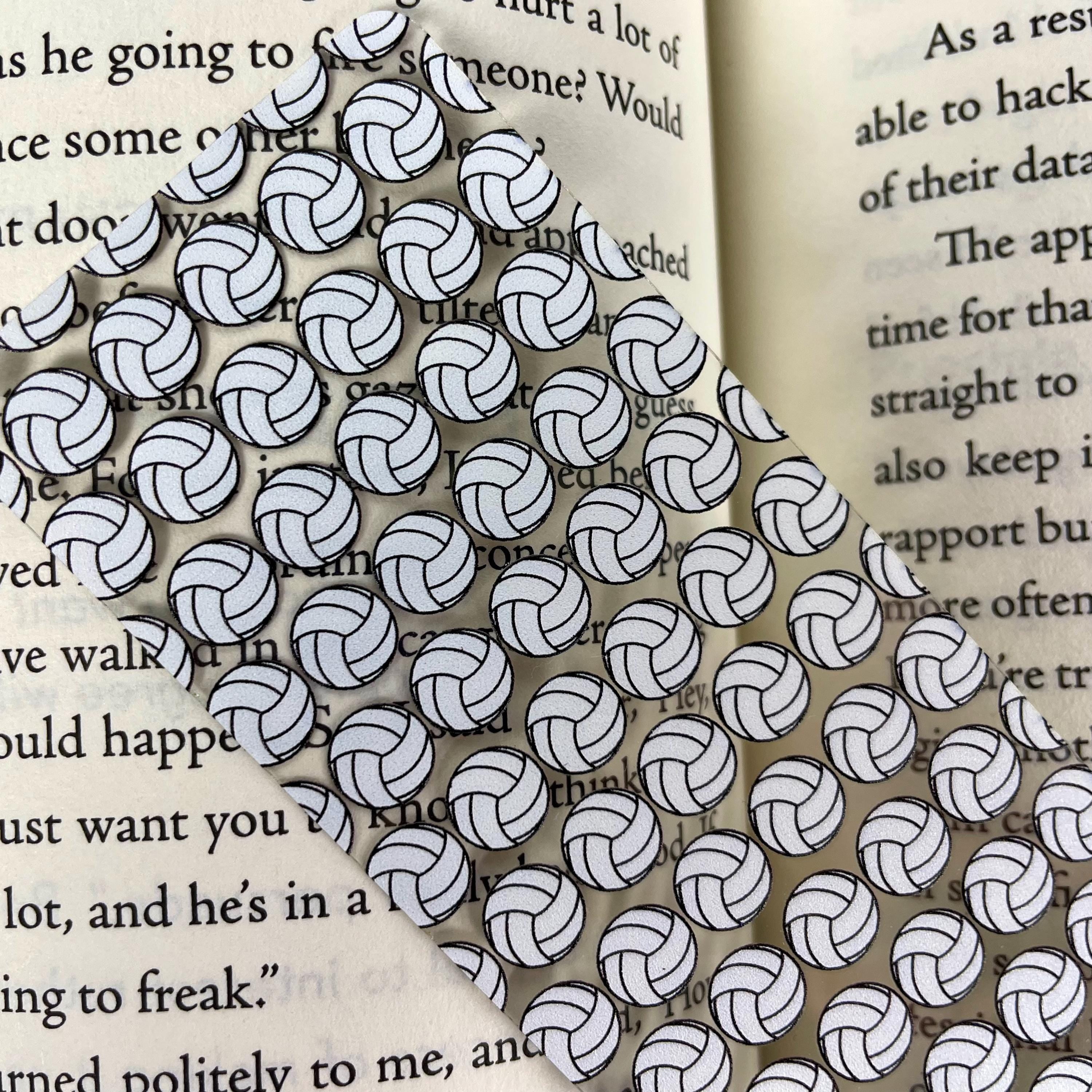 Four-Sport Bookmark Gift Set with Football, Soccer, Basketball and Volleyball Makes a Fun Sports Mom or Teen Athlete Gift