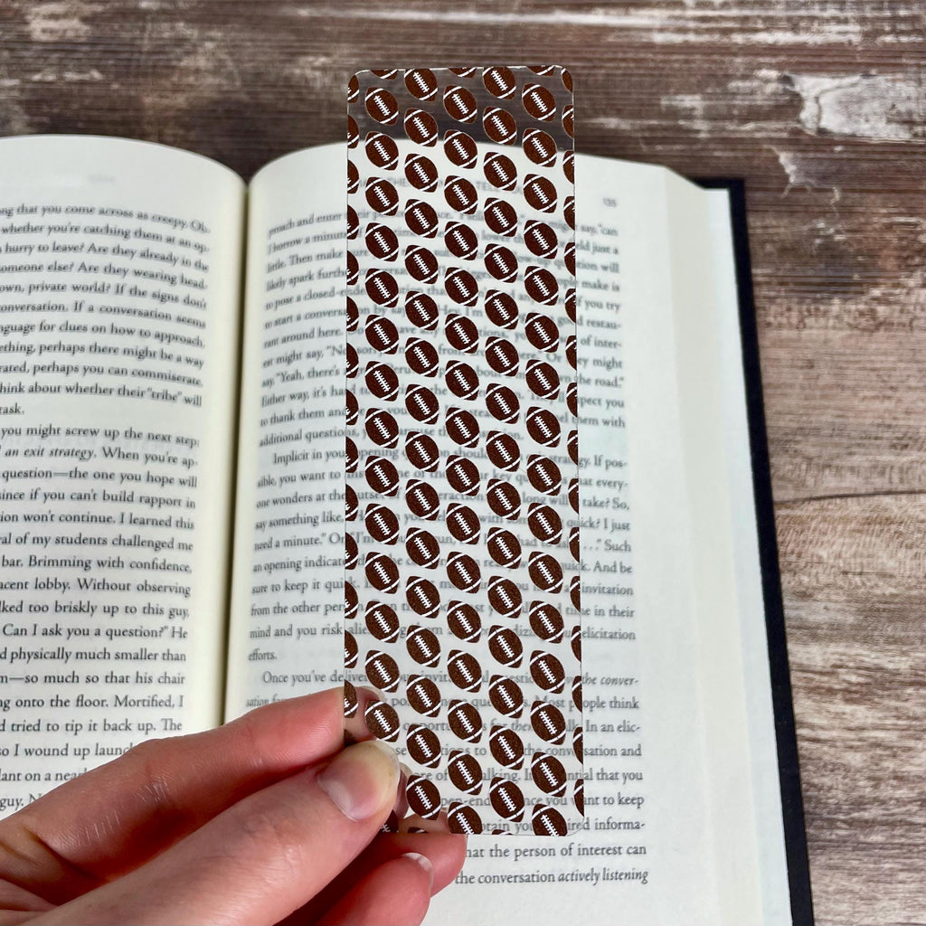 Four-Sport Bookmark Gift Set with Football, Soccer, Basketball and Volleyball Makes a Fun Sports Mom or Teen Athlete Gift