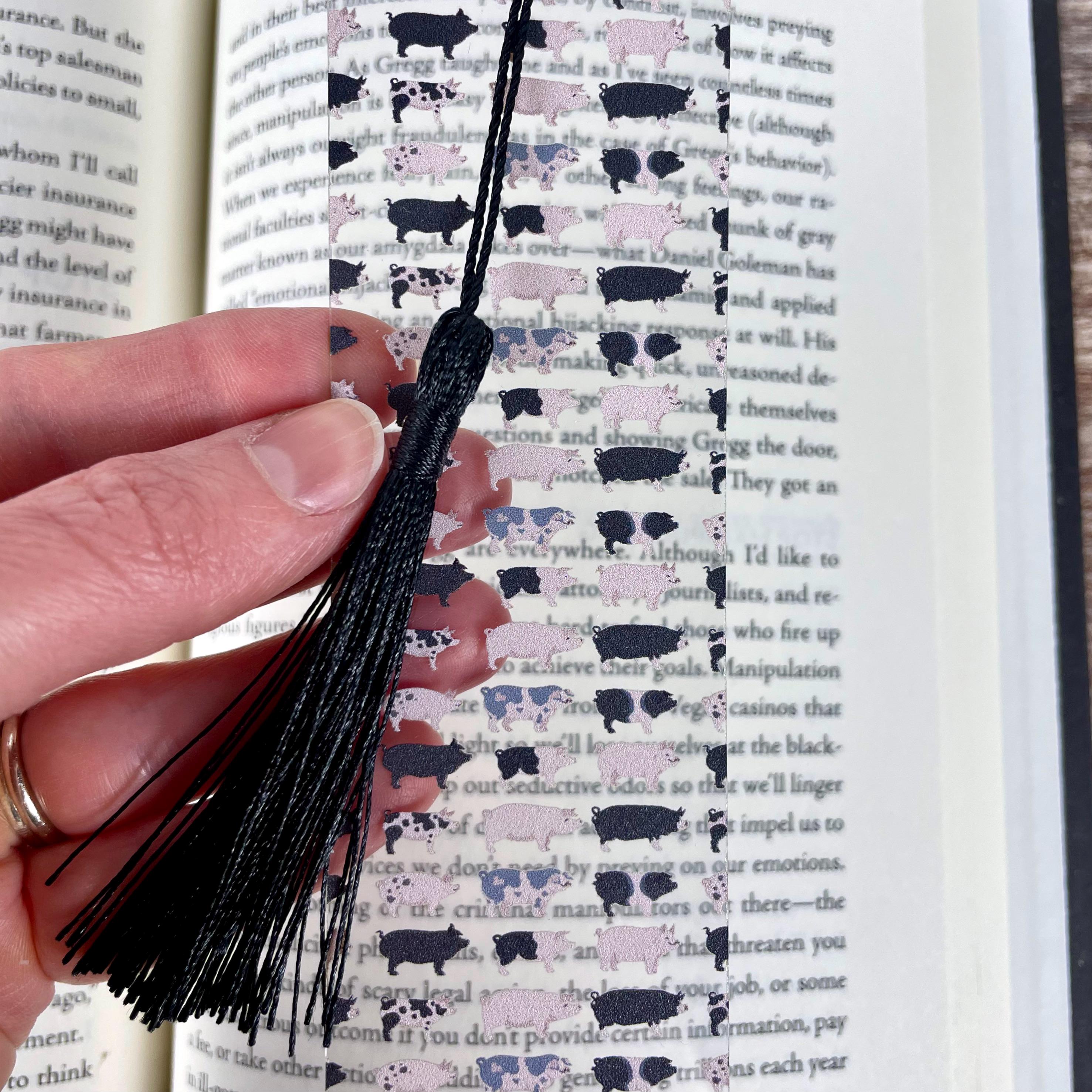 Farm Animal Bookmark Gift Set for Cow and Pig Lovers Makes a Fun Farmer Gift, Homesteader Gift or Stocking Stuffer