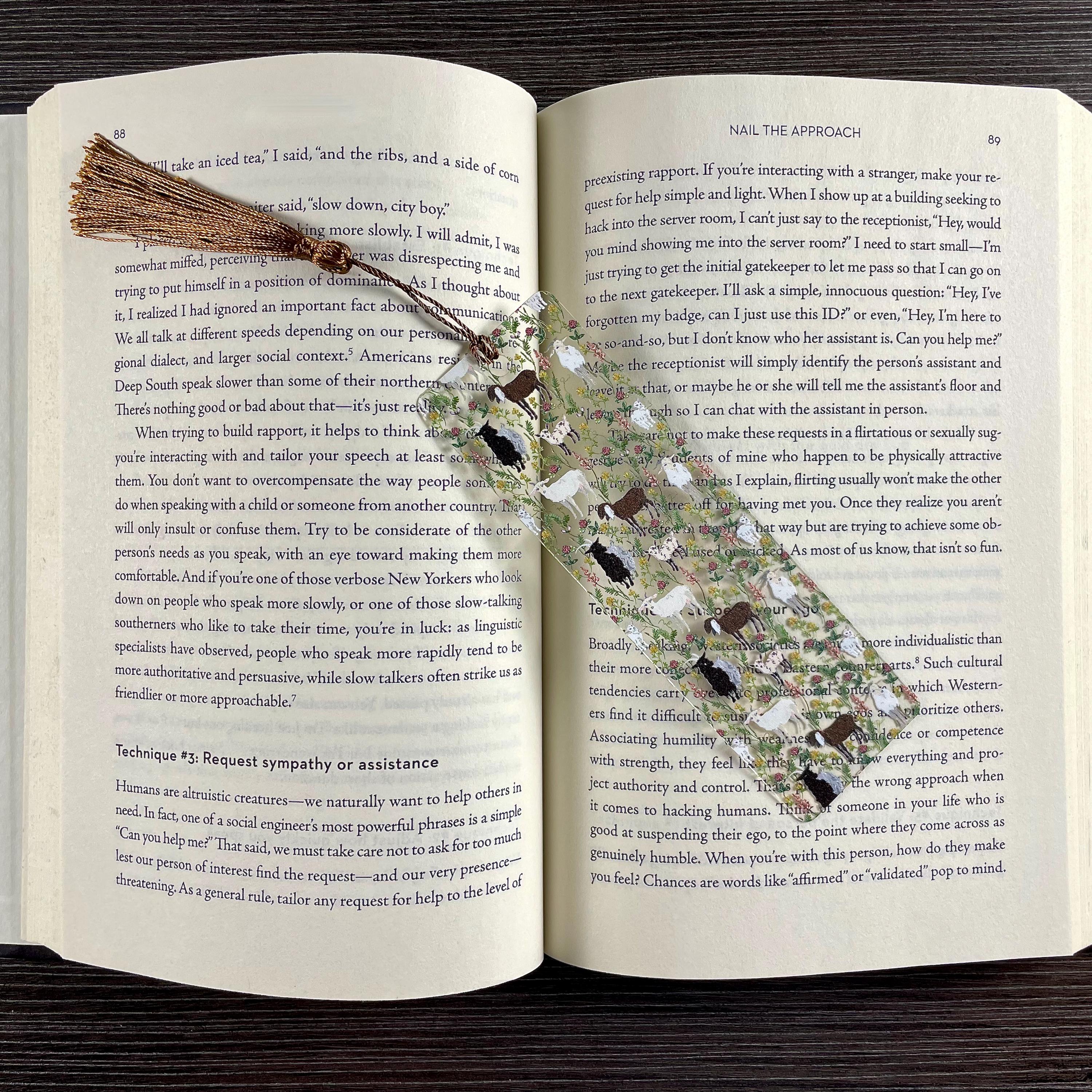 Farm Animal Bookmark Gift Set for Livestock Lovers Makes a Fun Farmer Gift, Homesteader Gift or Stocking Stuffer