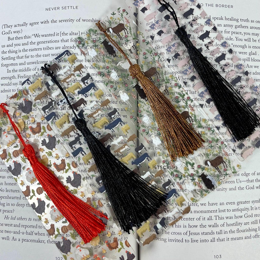 Farm Animal Bookmark Gift Set for Livestock Lovers Makes a Fun Farmer Gift, Homesteader Gift or Stocking Stuffer