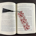 Horror Bookmark Gift Set for Scary Book Lovers with Bloody Handprints Makes a Creepy Halloween Gift or Horror Fan Stocking Stuffer