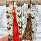 Chicken and Goat Bookmark Gift Set for Farm Animal Lovers Makes a Fun Farmer Gift, Homesteader Gift or Stocking Stuffer
