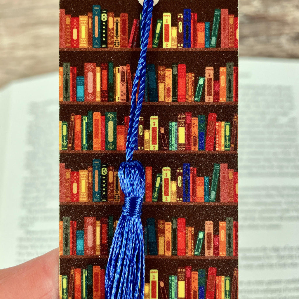 Bookshelf Bookmark Gift Set for Book Lovers Makes a Thoughtful Librarian Gift, Reading Teacher Gift or Stocking Stuffer
