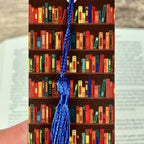 Bookshelf Bookmark Gift Set for Book Lovers Makes a Thoughtful Librarian Gift, Reading Teacher Gift or Stocking Stuffer