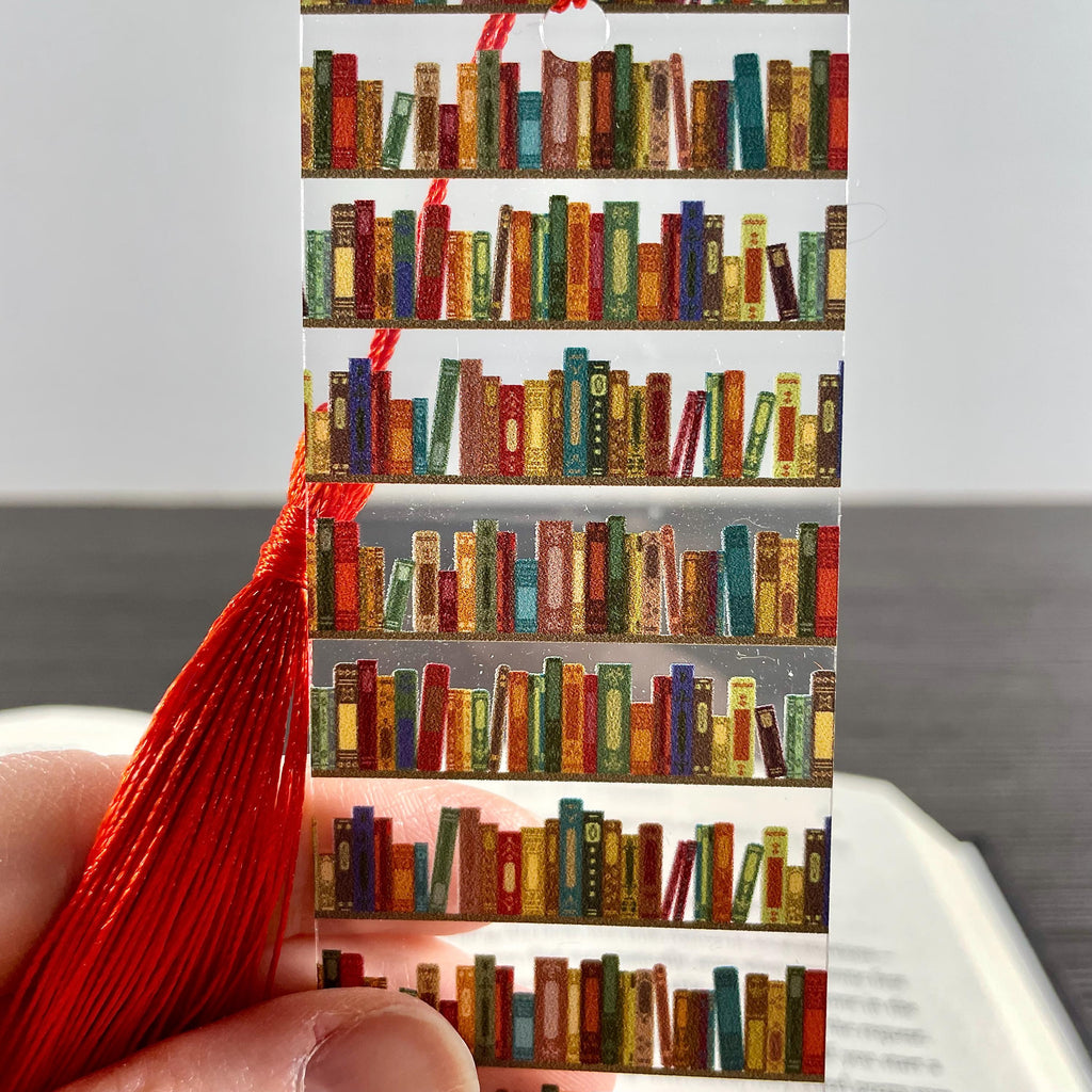 Bookshelf Bookmark Gift Set for Book Lovers Makes a Thoughtful Librarian Gift, Reading Teacher Gift or Stocking Stuffer