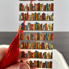 Bookshelf Bookmark Gift Set for Book Lovers Makes a Thoughtful Librarian Gift, Reading Teacher Gift or Stocking Stuffer