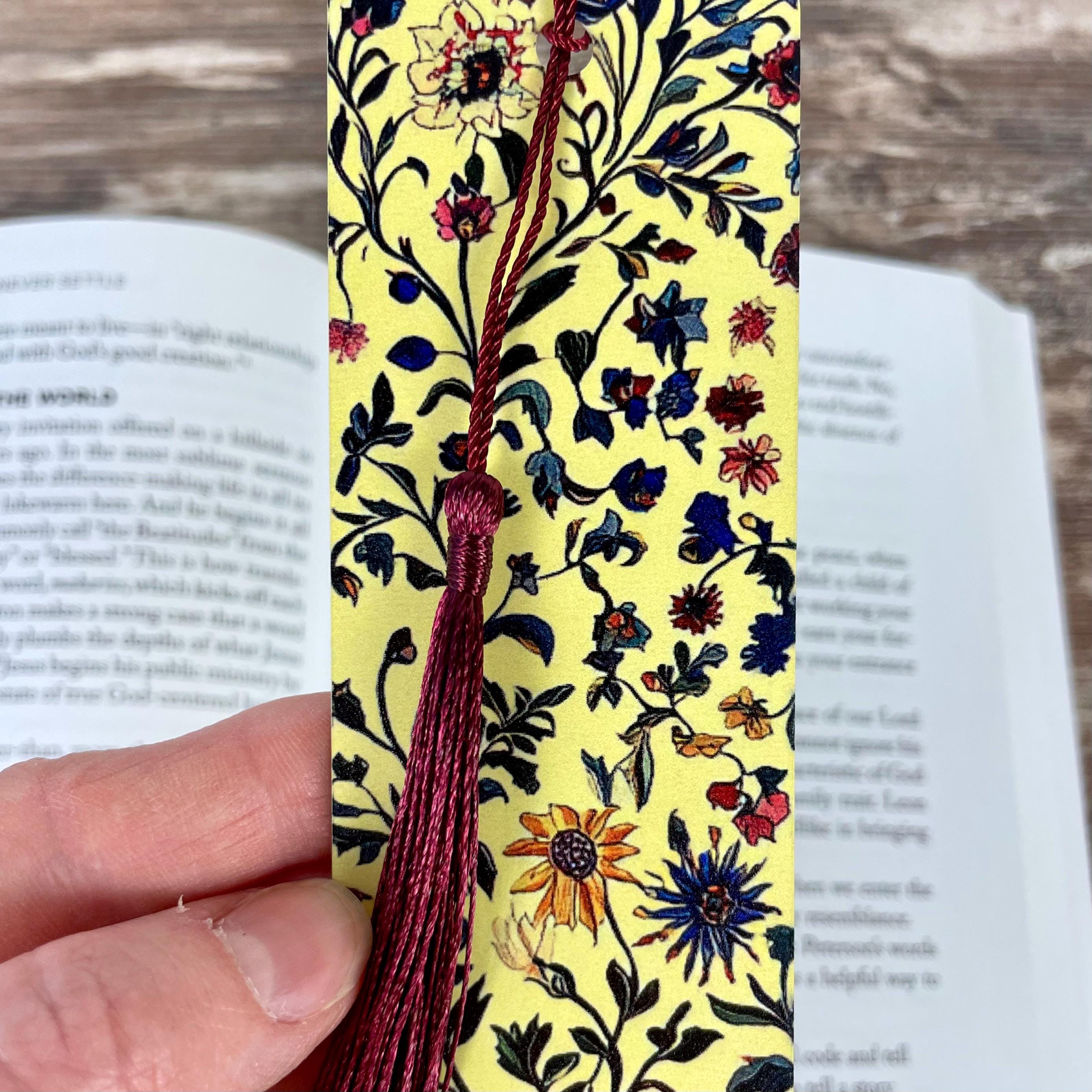 Vintage Botanical Bookmark for Readers, Teacher Gifts, Book Lover Gifts & Stocking Stuffers