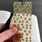 Bee Bookmark Gift Set with Floral Bees and Honeycomb Makes a Sweet Beekeeper Gift, Bee Lover Gift or Stocking Stuffer