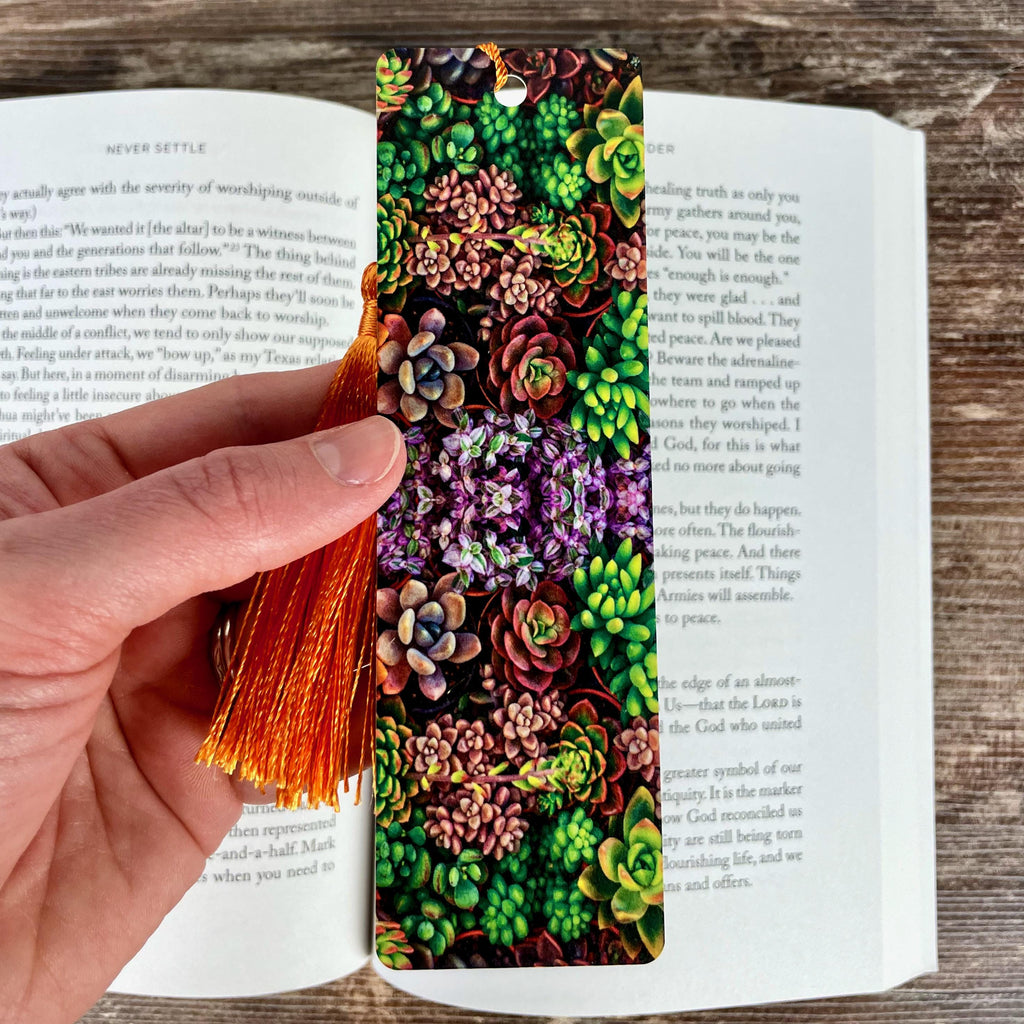 Cactus and Succulent Bookmark Gift Set Makes a Colorful Gardener Gift, Houseplant Lover Gift or Stocking Stuffer
