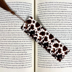 Western Bookmark Gift Set with Cow Print and Cowboy Boots Makes a Fun Cowgirl Gift, Rodeo Gift or Stocking Stuffer