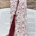Floral Bookmark for Readers, Book Lover Gifts, Teacher Gifts & Stocking Stuffers