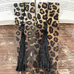 Leopard Print Bookmark Gift Set Makes a Fun Teacher Gift, Animal Print Lover Gift or Stocking Stuffer