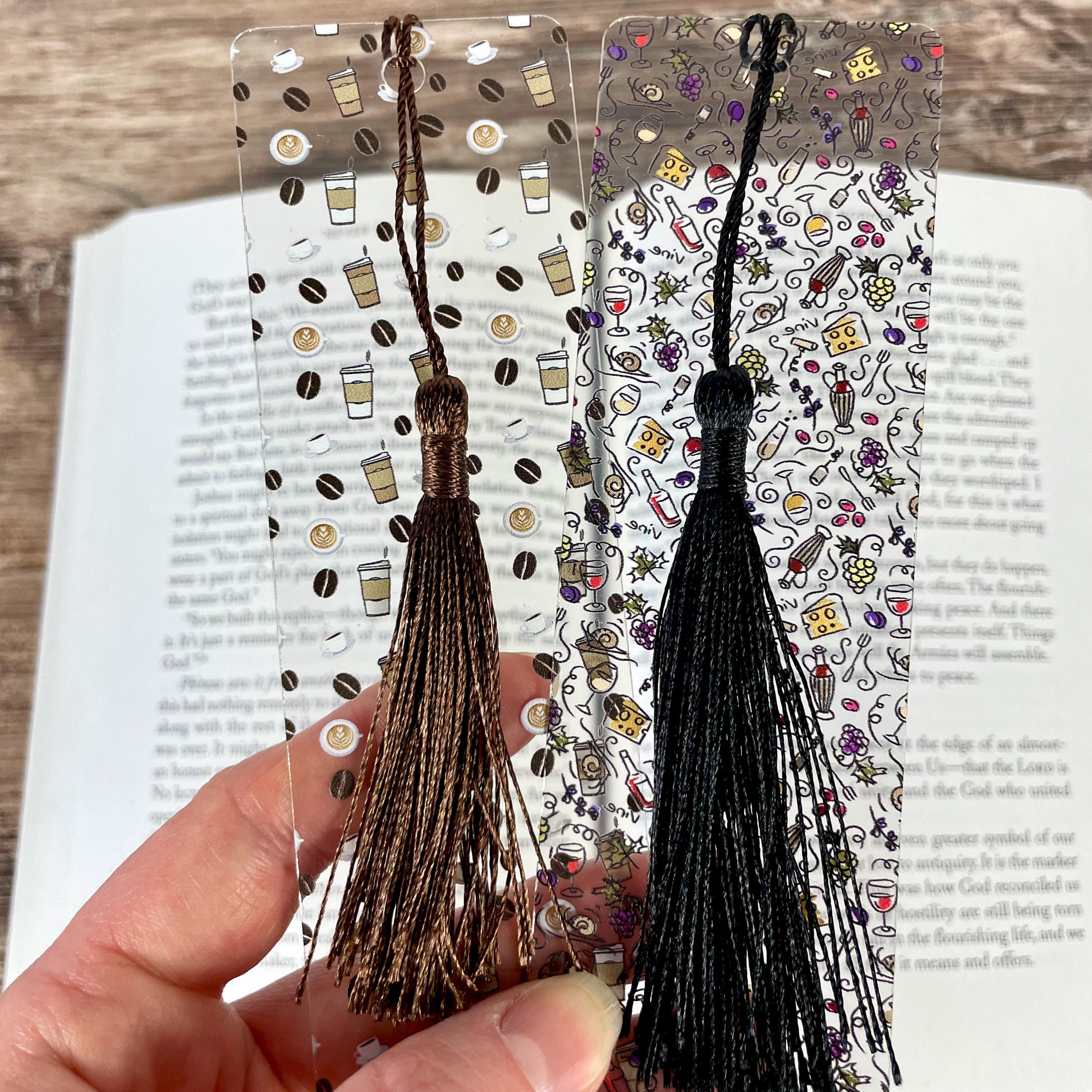 Coffee and Wine Bookmark Gift Set for Book Lovers Makes a Fun Best Friend Gift, Book Club Gift or Stocking Stuffer