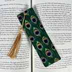 Celestial and Peacock Bookmark Gift Set Makes a Boho Gift for Her, Peacock Lover Gift or Stocking Stuffer