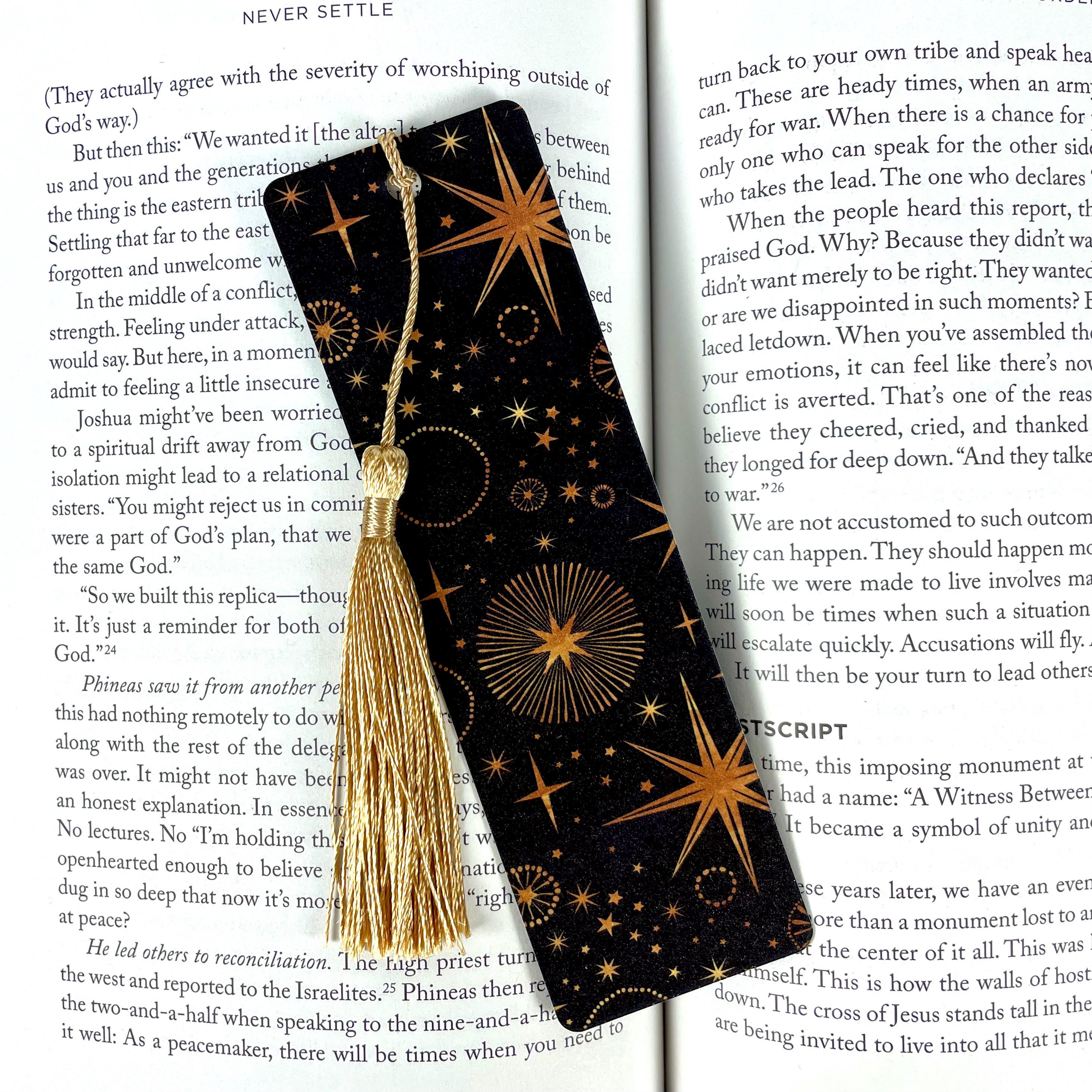 Celestial and Peacock Bookmark Gift Set Makes a Boho Gift for Her, Peacock Lover Gift or Stocking Stuffer