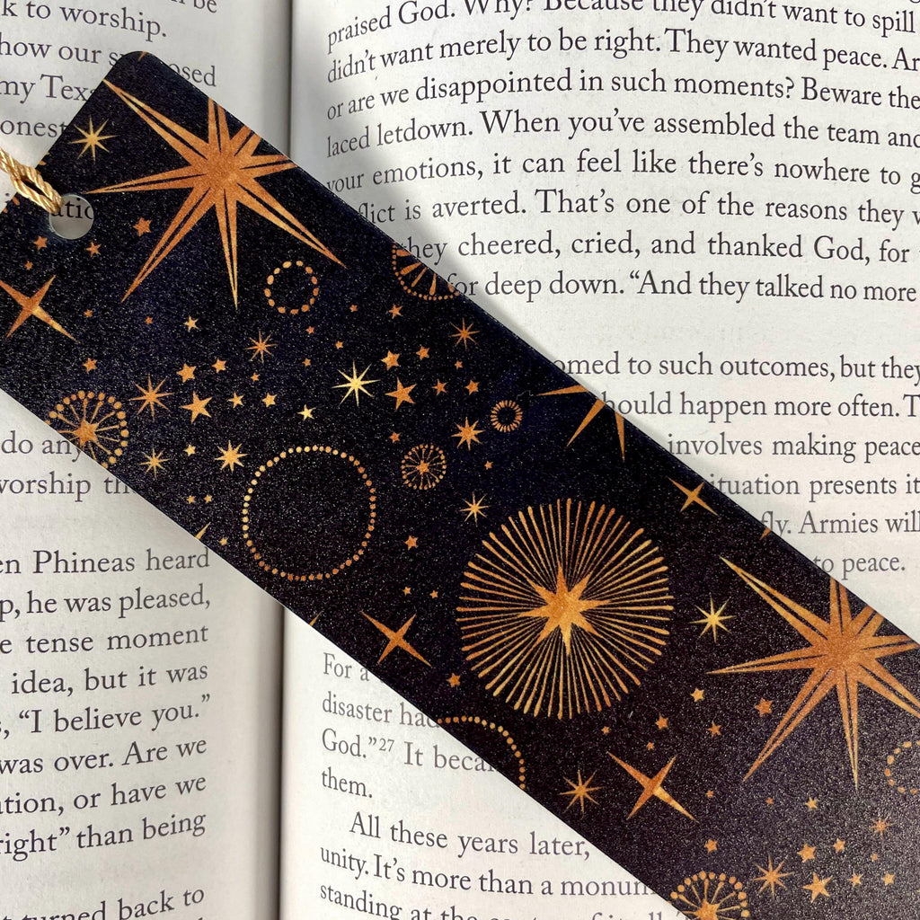 Celestial and Peacock Bookmark Gift Set Makes a Boho Gift for Her, Peacock Lover Gift or Stocking Stuffer