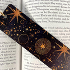 Celestial and Peacock Bookmark Gift Set Makes a Boho Gift for Her, Peacock Lover Gift or Stocking Stuffer