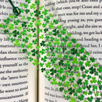 St. Patrick’s Day Bookmark Gift Set with Shamrocks and Rainbows Makes a Fun March Birthday Gift for Book Lovers