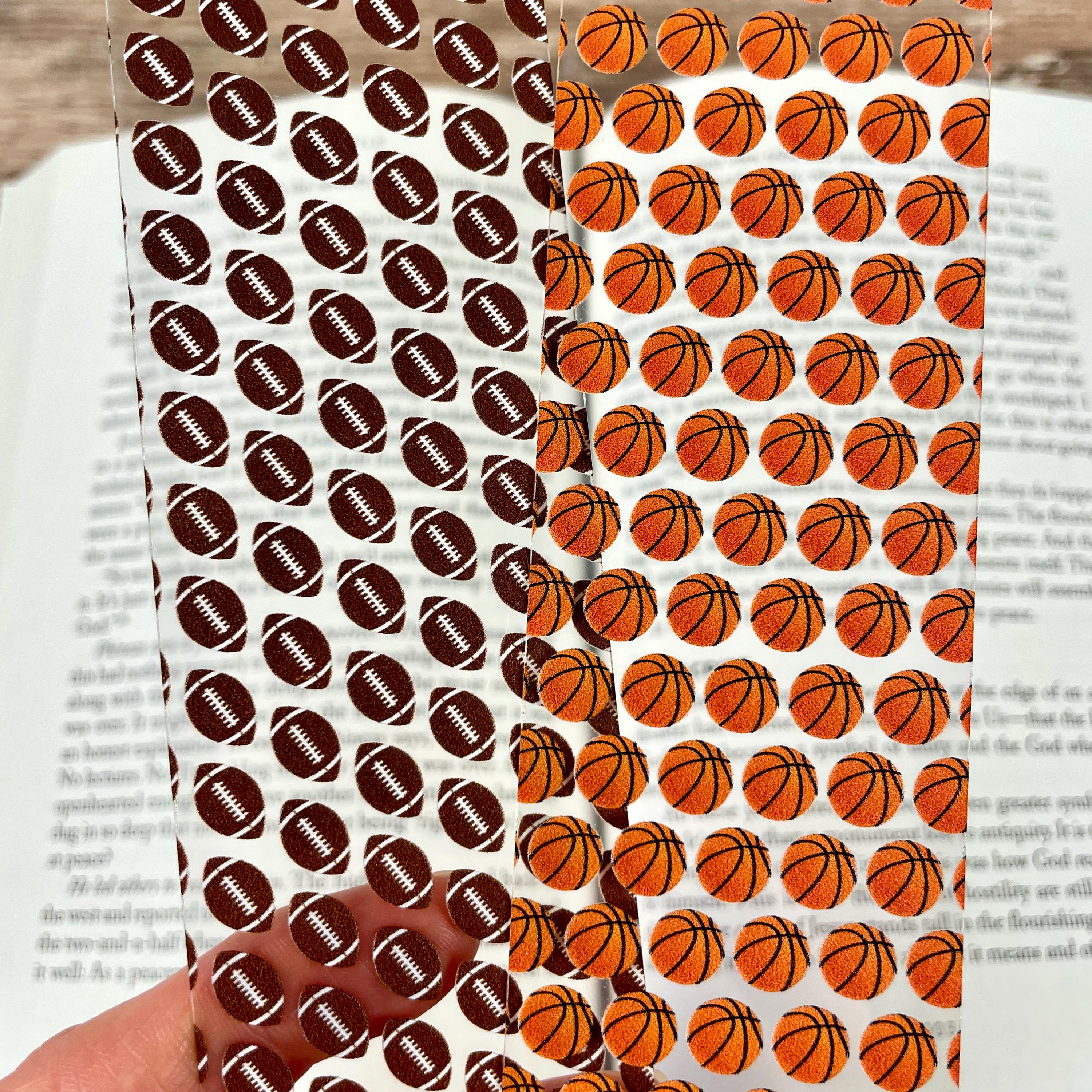 Football and Basketball Bookmark Gift Set Makes a Fun Sports Mom Gift, Multi-Sport Athlete Gift or Stocking Stuffer