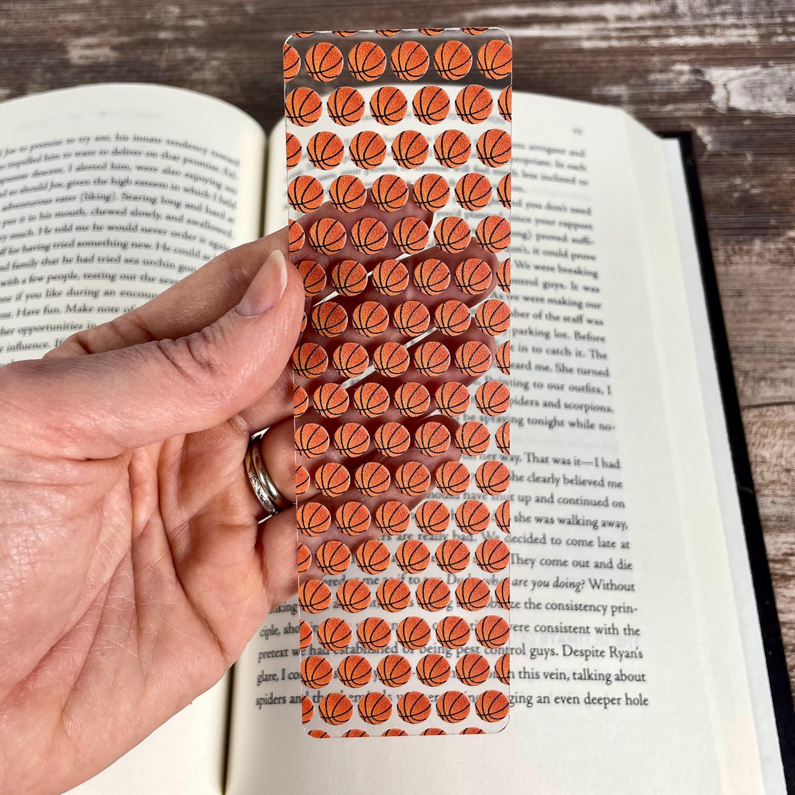 Football and Basketball Bookmark Gift Set Makes a Fun Sports Mom Gift, Multi-Sport Athlete Gift or Stocking Stuffer