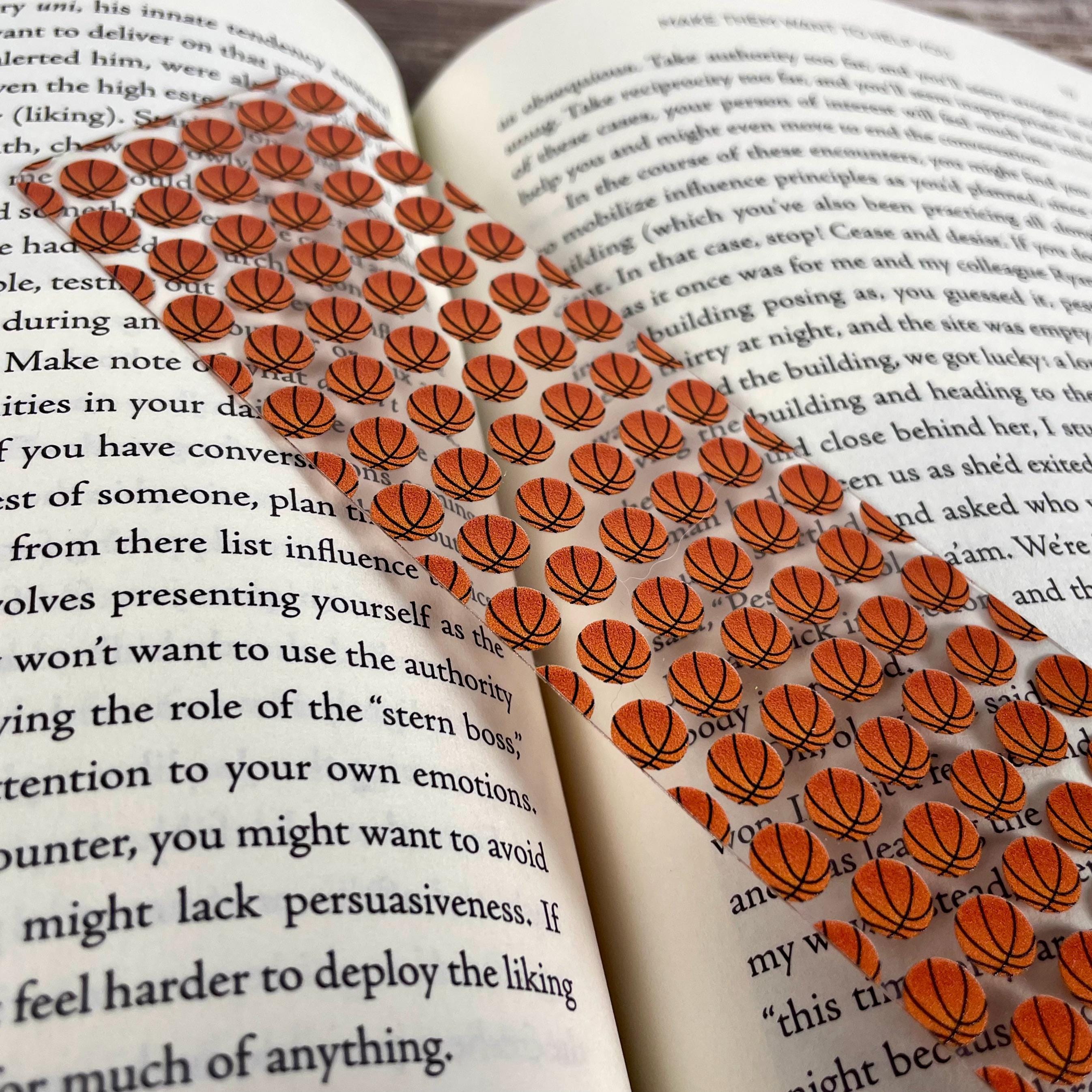 Football and Basketball Bookmark Gift Set Makes a Fun Sports Mom Gift, Multi-Sport Athlete Gift or Stocking Stuffer