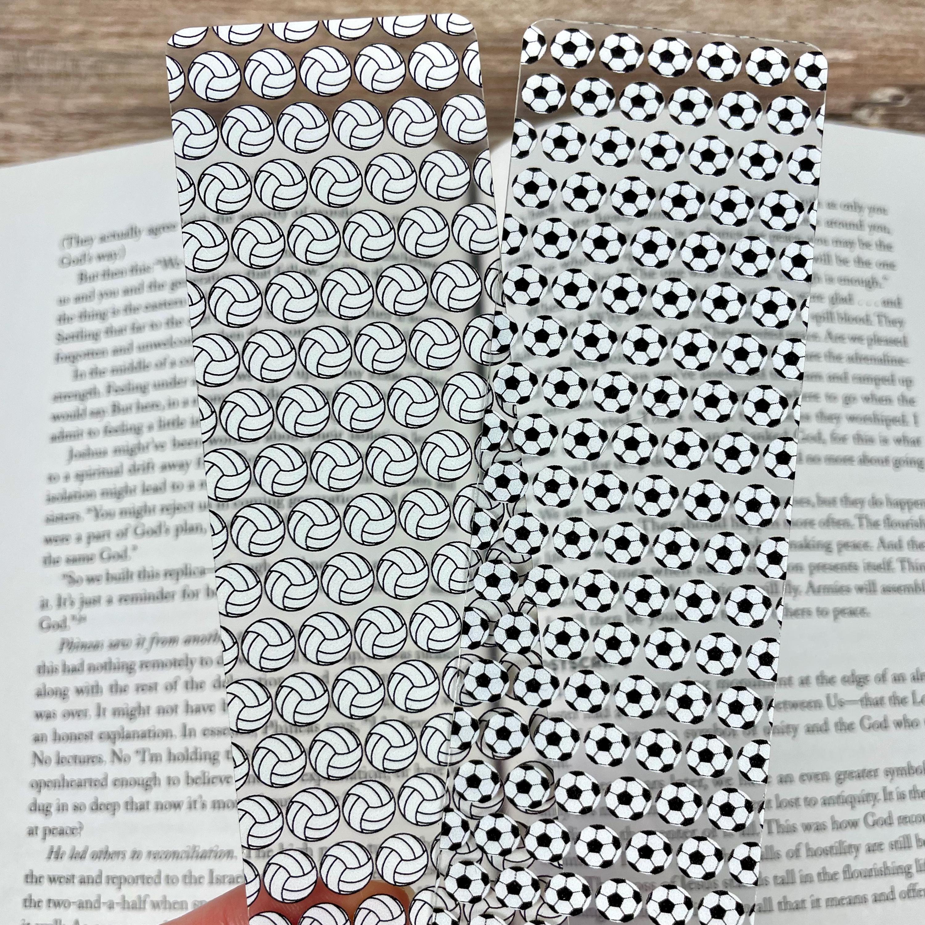 Soccer and Volleyball Bookmark Gift Set Makes a Fun Teen Athlete Gift, Sports Mom Gift or Stocking Stuffer